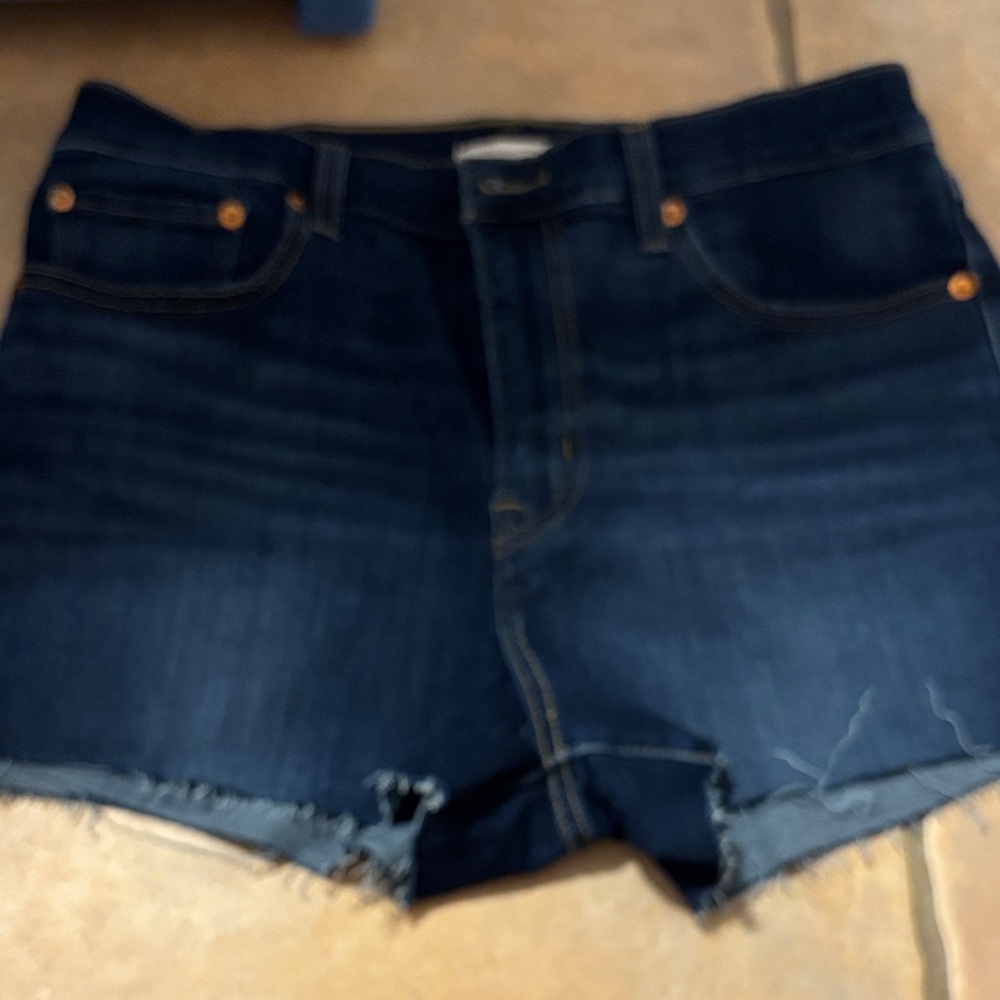 Levi's Dark Blue Jean Shorts